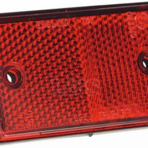 Oblong Red Reflector (Pair)