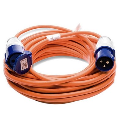 25M Mains Hook Up Lead